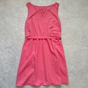 LOFT ANN TAYLOR pink dress size 12